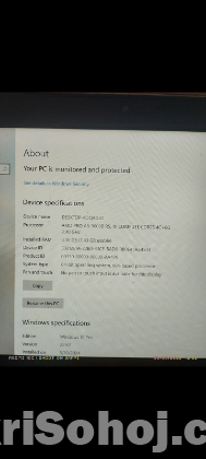 HP Laptop 8Gb Ram-256gb SSD
